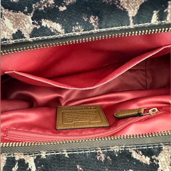 COACH Madison Madeline east west satchel in Ocelot Excellent used condition EUC - Picture 6 of 17